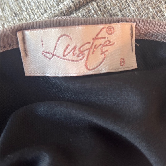 Elegant Brown Ruched Dress size 8 in great condition - Picture 3 of 4